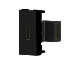Nead 45x22,5 mm HDMI Dişi Giriş Çıkışlı L Tipi Siyah