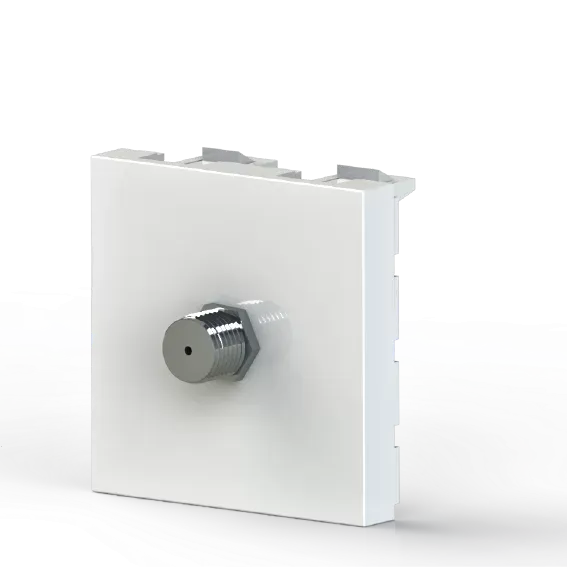 Nead 45x45 mm Uydu Priz Beyaz