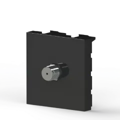 Nead 45x45 mm Uydu Priz Siyah