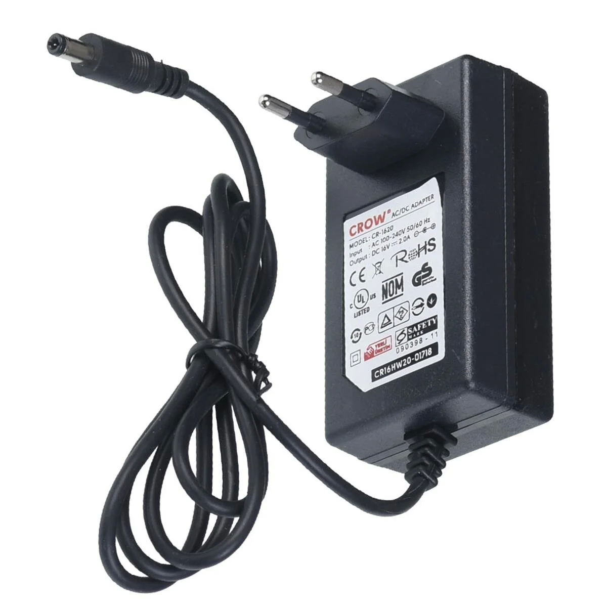 Crow 16 Volt 2 Amper Jak Fiş Girişli Santral Adaptörü