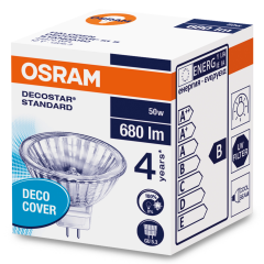 Osram Decostar Standart Gu5.3 Duy 2950 K Sarı Işık 12 Volt 50 Watt 680 Lümen Ampul