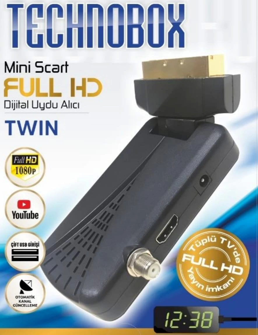 Technobox Mini Scart Full Hd Dijital Uydu Alıcı