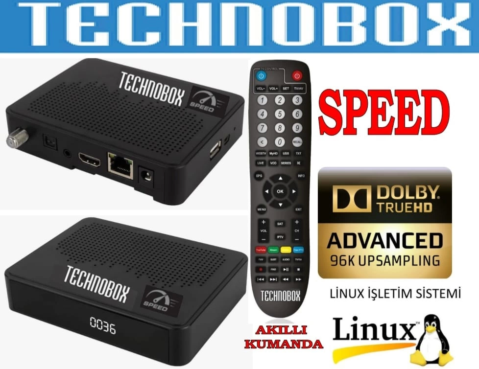 Technobox Speed İptv Uydu Alıcı