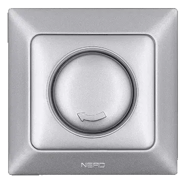 Nead Aras Metalik Gümüş Rotatif Dimmer 800 W