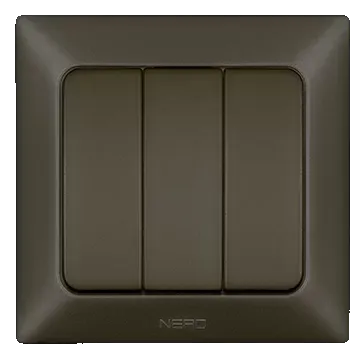 Nead Aras Metalik Mocha 3’lü Anahtar