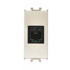 Günsan Domino Metalik Bej Data Prizi (RJ45 Cat6) - 1M