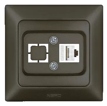 Nead Aras Metalik Mocha Tekli Data Prizi Cat 5