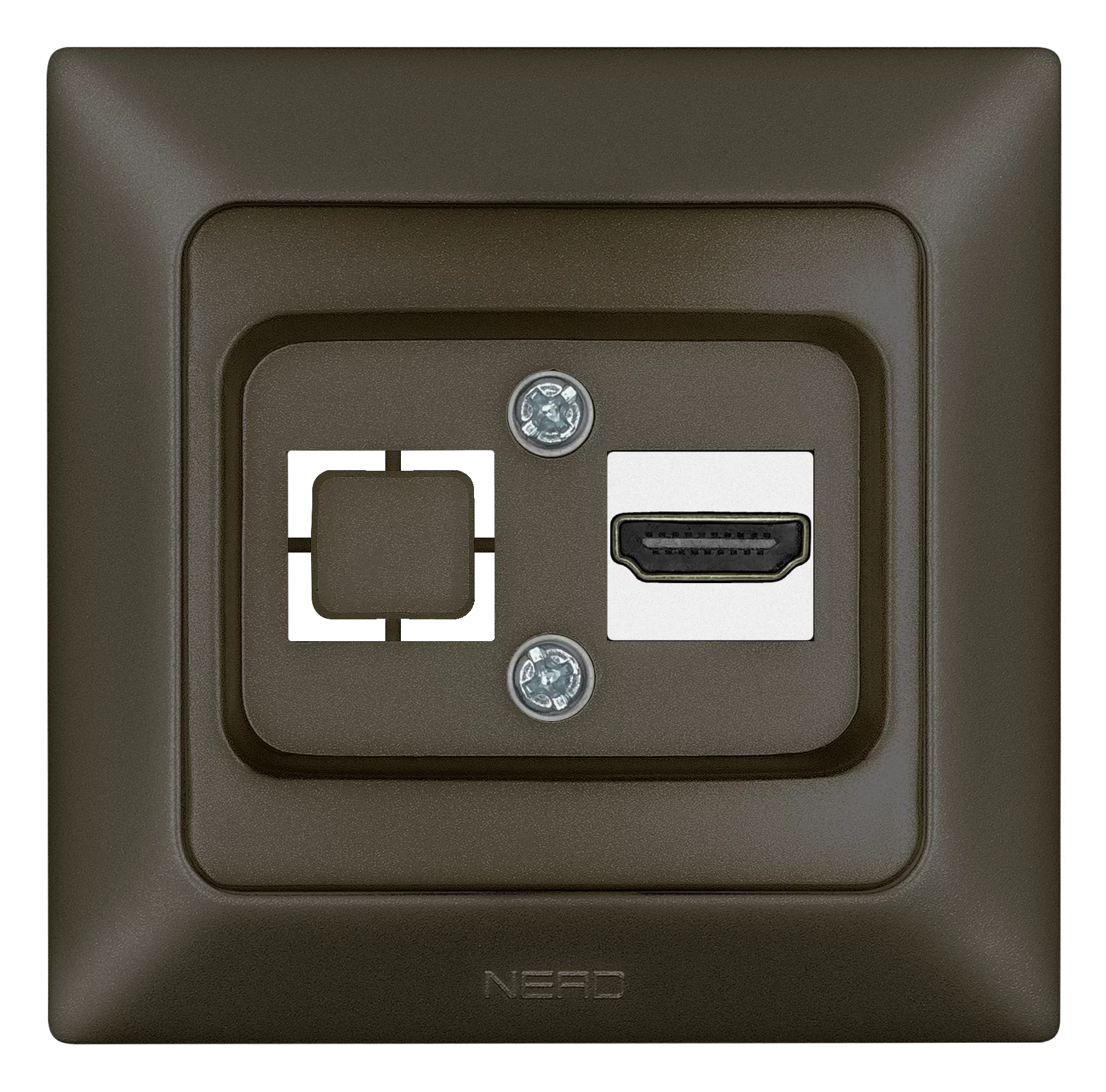 Nead Aras Metalik Mocha Tekli HDMI Konnektör