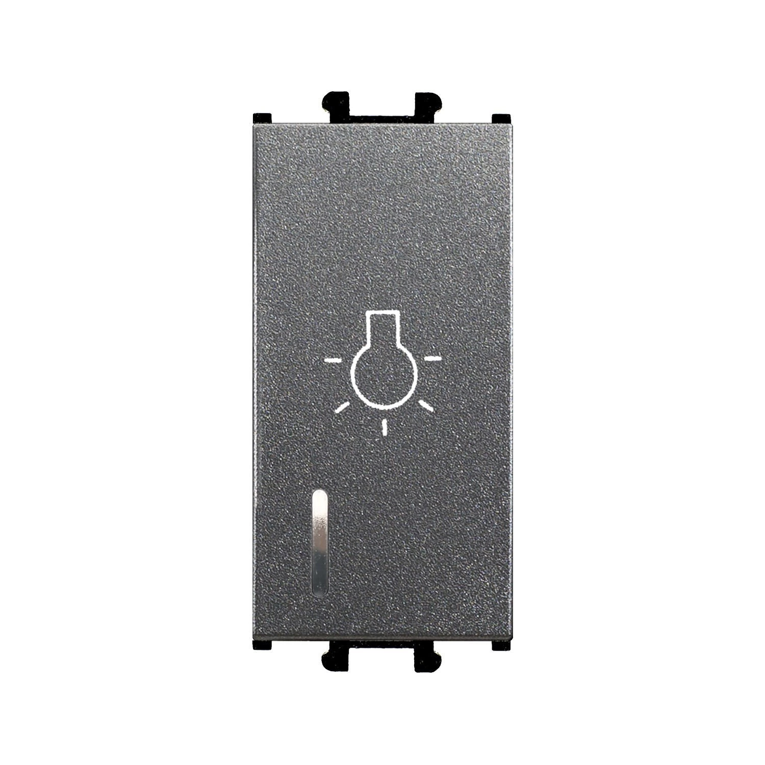 Günsan Domino Füme Vidalı Işıklı Liht Anahtar