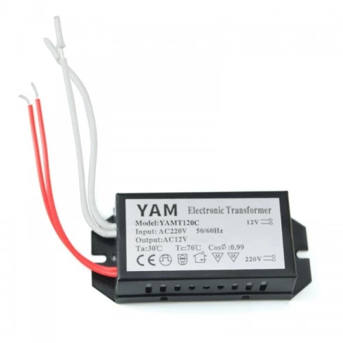 12 Volt 50 watt elektronik ac trafo