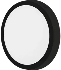 Cata 30 Watt 3155 Lümen 6400K Beyaz Işık Siyah Renk Sıva Üstü Yuvarlak Led Panel