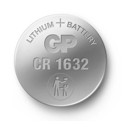 GPGP Batteries Cr1632 1632 Boy Lityum Düğme Pil, 3 Volt, 5'li Kart