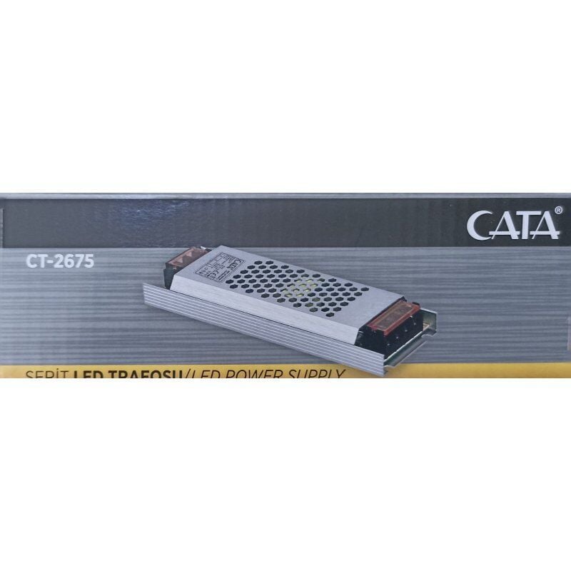 Cata 12 Volt 12,5 Amper 204 Watt Süper Slim Led trafosu