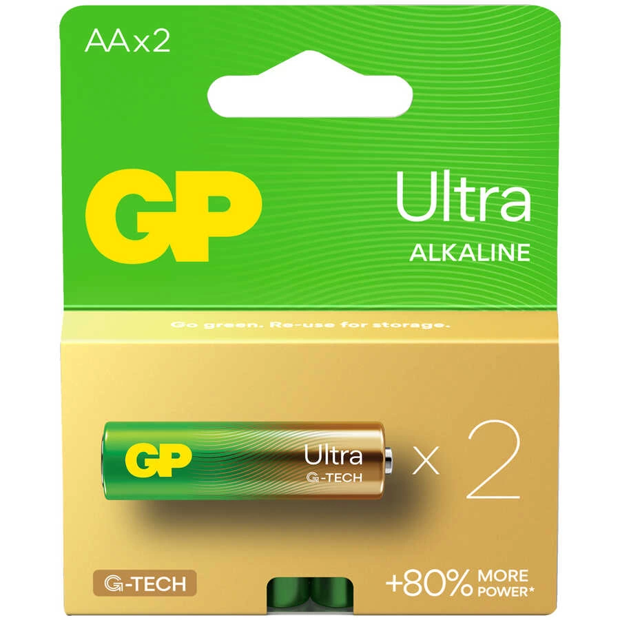 G-TECH Ultra Alkalin Kalem LR6 - AA Boy 1.5V Pil 2'li Kart