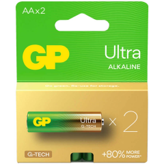 G-TECH Ultra Alkalin Kalem LR6 - AA Boy 1.5V Pil 2'li Kart