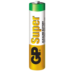 GP Batteries GP24A Süper Alkalin LR03/E92/AAA İnce Kalem Pil, 1.5 Volt, 20'li Paket