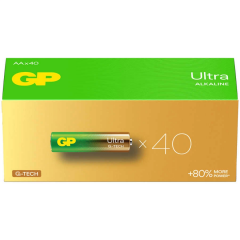 G-TECH Ultra Alkalin Kalem LR6 - AA Boy 1.5V Pil 40'lı Kutu