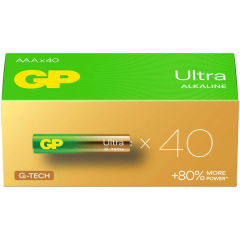 G-TECH Ultra Alkalin İnce LR03 - AAA Boy 1.5V Pil 40'lı Kutu