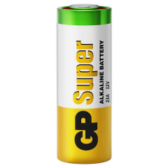 GP Batteries GP23A Süper Alkalin 23A/MN21/V23GA Boy Pil, 12 Volt, 5'li Kart