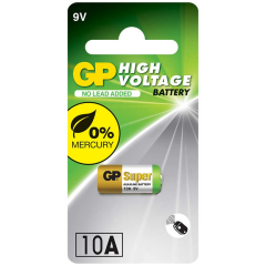 GP Batteries GP10A Süper Alkalin 10A Boy Pil, 9 Volt, Tekli Kart