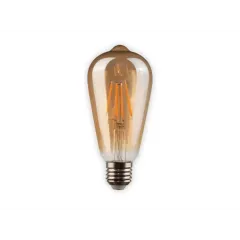 Cata E27 Duy 6 Watt 450 Lümen Amber Işık ST64 Dimmerli Rustik Led Ampul