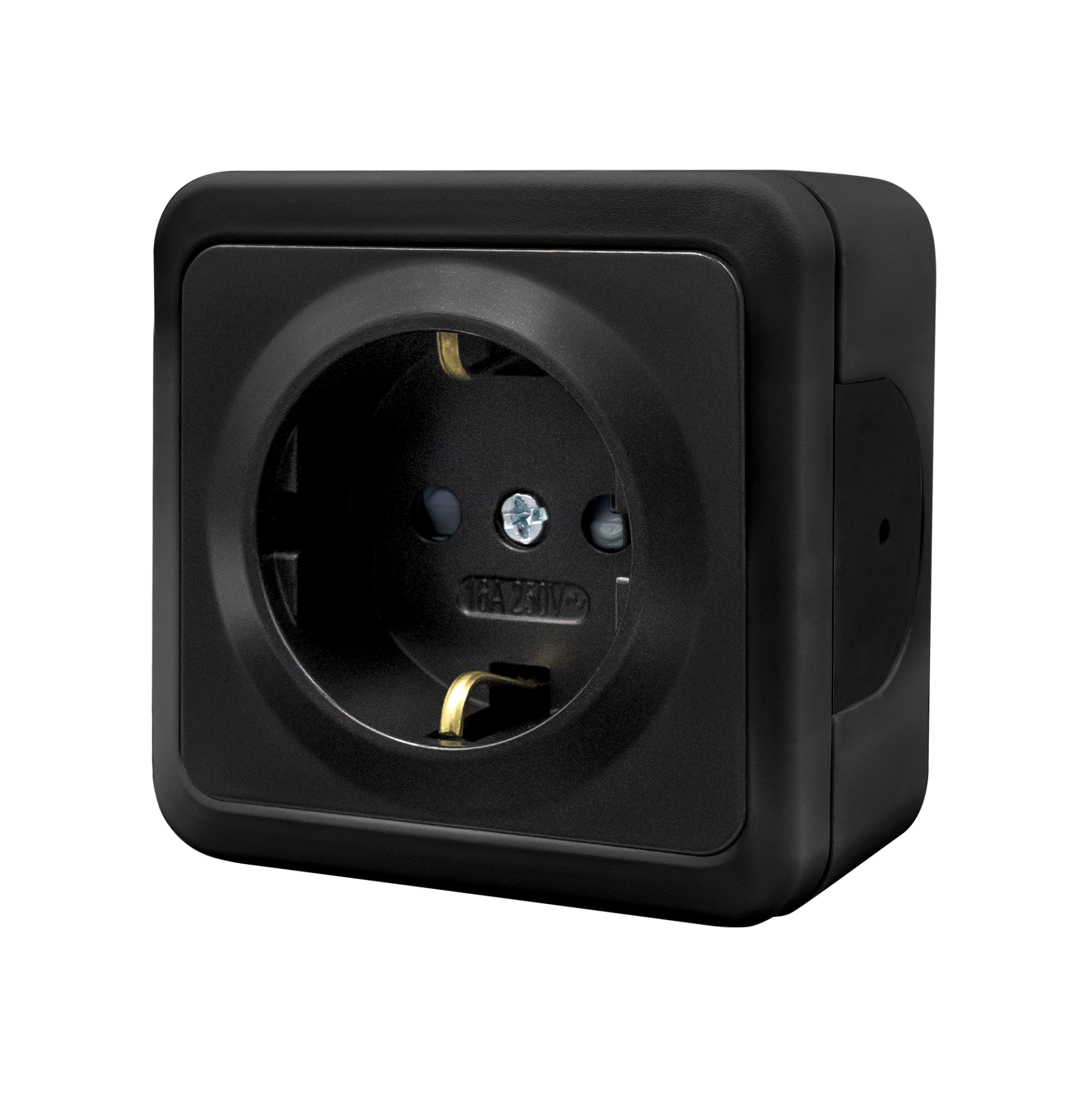 Nead Multima Siyah Sıva Üstü Çocuk Korumalı Topraklı Priz