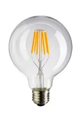 Cata E27 Duy 6 Watt 600 Lümen 3200K Günışığı G95 Rustik Led Ampul