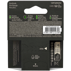 GP Batteries ReCyko Pro AAA İnce Ni-Mh Şarjlı Pil, 1.2 Volt, 4'lü Kart