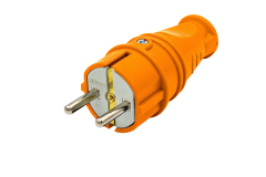 Nead 1x16 A Topraklı Fiş (Turuncu)