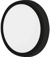 Cata 30 Watt 3155 Lümen 3200K Günışığı Siyah Renk Sıva Üstü Yuvarlak Led Panel