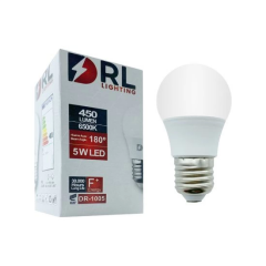 DRL E27 Duy 5 Watt 450 Lümen 6500K Beyaz Işık Led Ampul