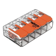 Wago 221-415 5'li Yaylı Tırnaklı Klemens 4mm - 1 Adet