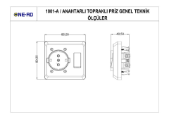 Nead Anahtarlı Topraklı Priz