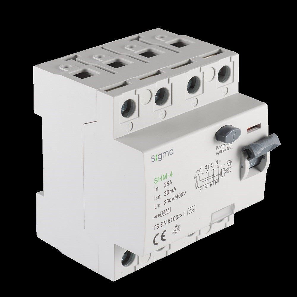 Sigma 25 Amper 30Ma Trifaze Kaçak Akım Rölesi