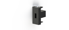 Nead 45x22,5 mm USB Dişi Giriş Çıkışlı Siyah