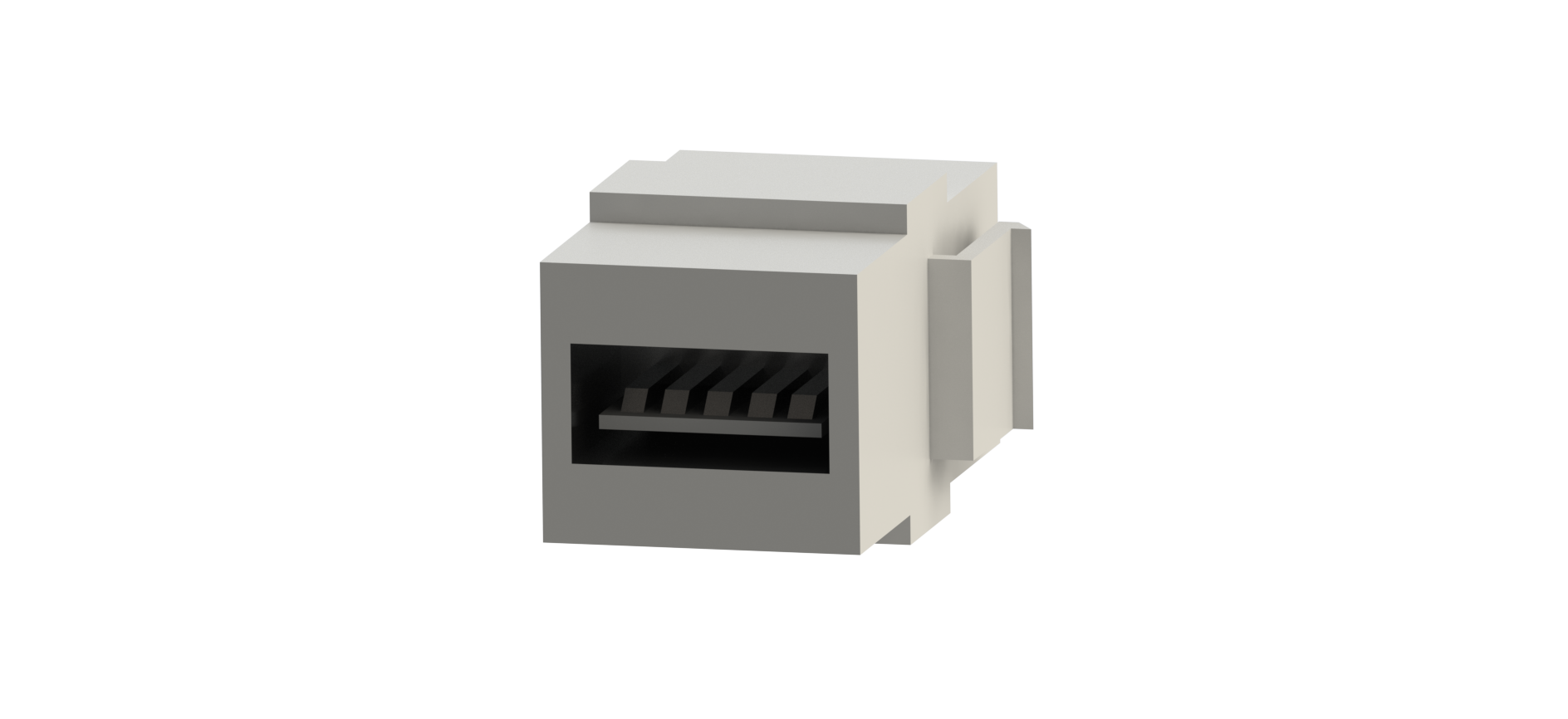 Nead USB Konnektör Dişi Giriş Çıkışlı Beyaz