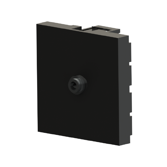 Nead 45x45 mm Stereo Jack 3,5mm Siyah