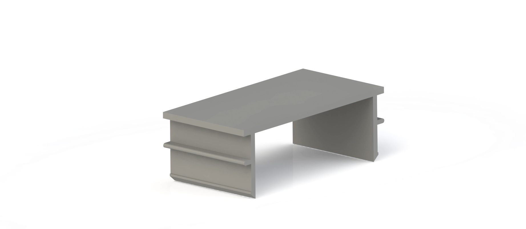 Nead 45x22,5 mm Boş Kapak Alüminyum