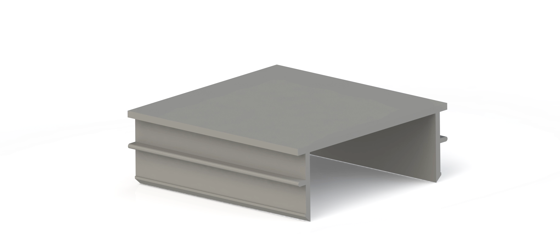 Nead 45x45 mm Boş Kapak Alüminyum