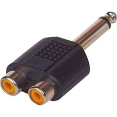 2 Rca Dişi 6.3 MM Mono Çevirici