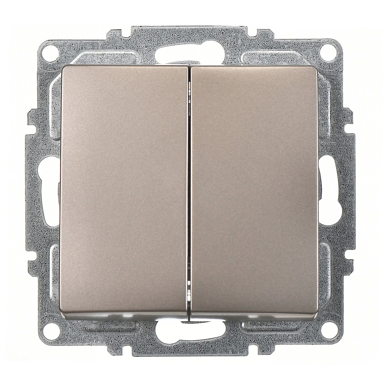 Günsan Visage Mocha Klipsli Komütatör Anahtar - 10AX 250V