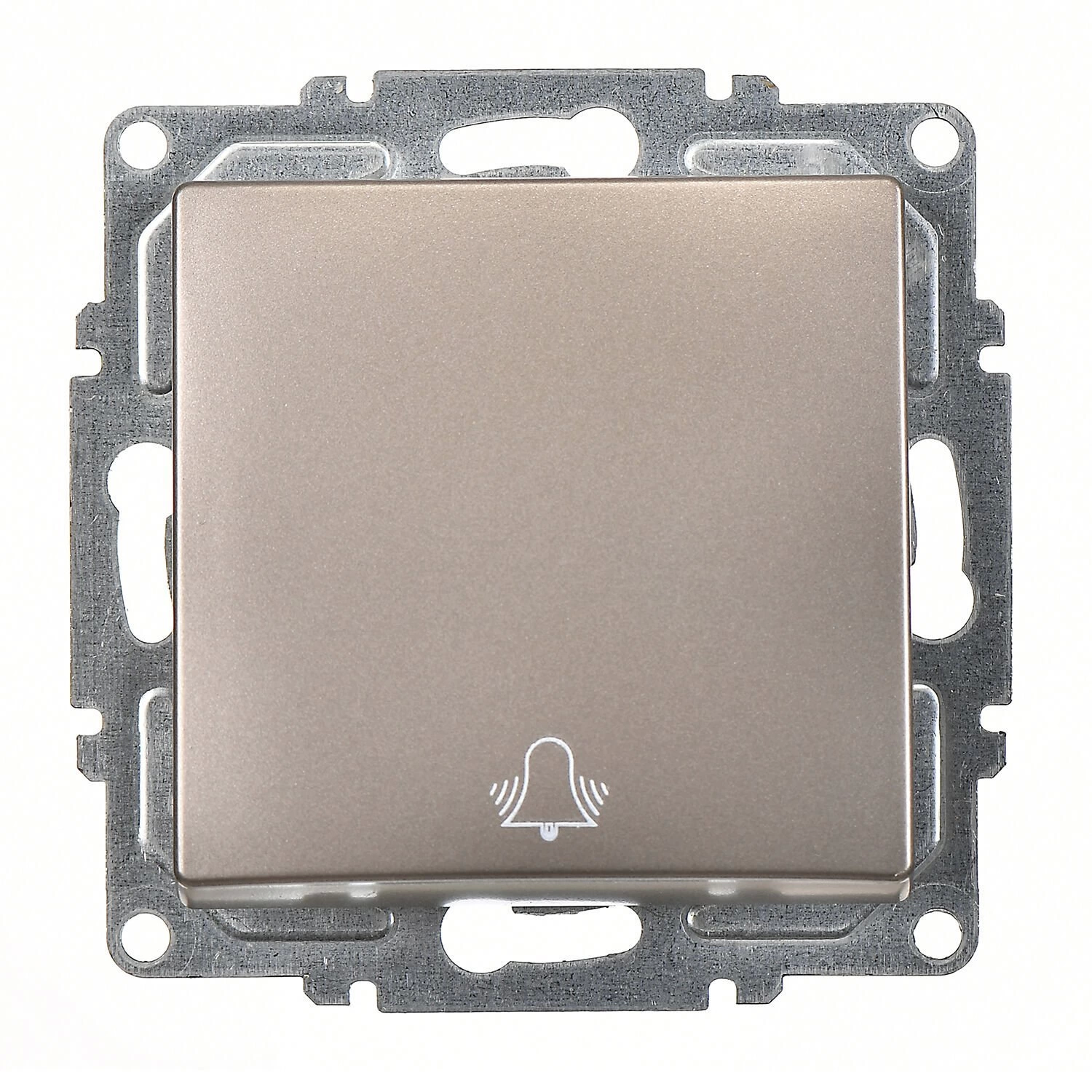 Günsan Visage Mocha Vidalı Zil Butonu - 10AX 250V