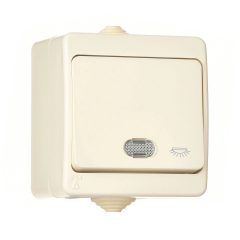 Günsan Fantasy Nemliyer Krem Işıklı Liht Anahtar